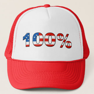 100% Amerikanische Ball Cap Trucker Cap Hut Truckerkappe