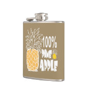 100 % Ananas Flachmann (Links)