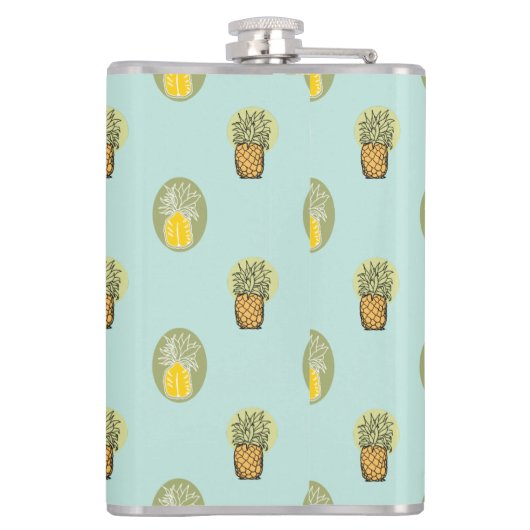 100 % Ananas Flachmann (Rückseite)