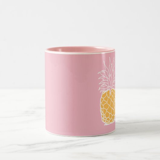 100 % Ananas Zweifarbige Tasse (Mittel)
