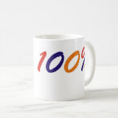 100% Armenian Kaffeetasse (VorderseiteRechts)