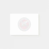[100] Assyrian Winged Bull: Silver & Black Lamassu Post-it Klebezettel (Vorderseite)