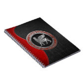 [100] Assyrian Winged Bull - Silver Lamassu Notizblock (Rechte Seite)