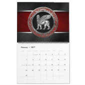 [100] Assyrian Winged Lion - Silver Lamassu Kalender (Feb 2027)