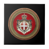 [100] Auftrag von Malta - SMOM Wappen Fliese (Vorderseite)