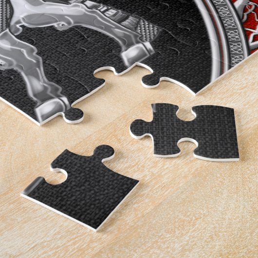 [100] Babylonischer Flügelbull [Silber] [3D] Puzzle (Seite)