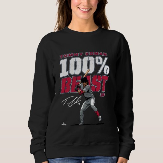 100 Beast Tommy Edman St Louis MLBPA Sweatshirt (Vorderseite)