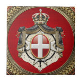 [100] Beschluss Maltas - SMOM-Wappen Fliese (Vorderseite)