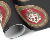 [100] Beschluss Maltas - SMOM-Wappen Geschenkpapier (Rolleneckpunkt)