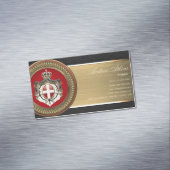 [100] Beschluss Maltas - SMOM-Wappen Magnetische Visitenkarte (Beispiel)