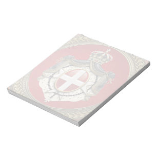 [100] Beschluss Maltas - SMOM-Wappen Notizblock