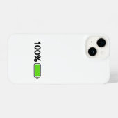 100% bettery icon Phone Case iPhone Hülle (Rückseite (Horizontal))
