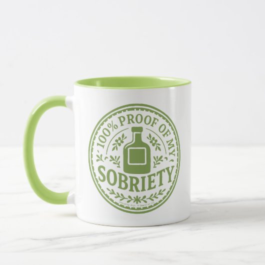 100% Beweis meiner Nüchternheit - Tasse (Links)