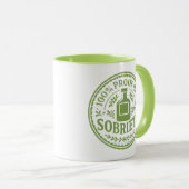 100% Beweis meiner Nüchternheit - Tasse (VorderseiteRechts)