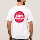 100% Bicolano Print Novelty T-Shirt (Rückseite)