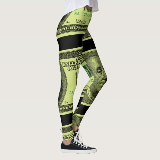 100 Bill Graphic Leggings (Rechts)