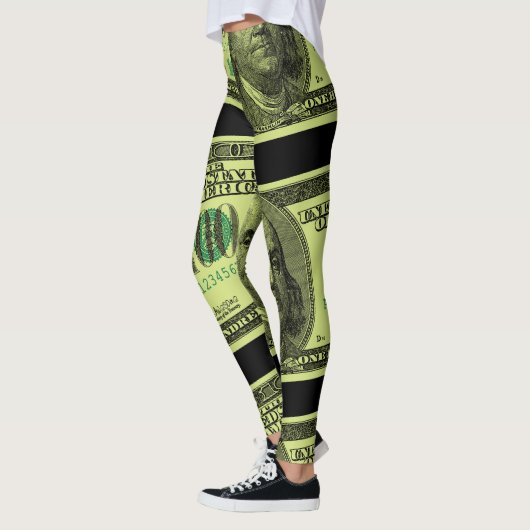 100 Bill Graphic Leggings (Links)