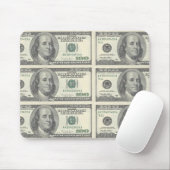 $100 Bill Mousepad (Mit Mouse)