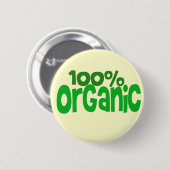 100 % Bio Button (Vorne & Hinten)