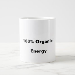 100% Bio Energy-Kaffee-Tasse Jumbo-Tasse