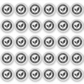 100% Bio-Lebensmittel Mini-Lebensmittel-Label Aufkleber (Vorderseite)