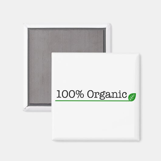 100 % Bio Magnet (Vorderseite/Rückseite)