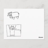 100 % Bio Postkarte (Rückseite)