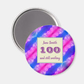 100 Birthday Celebration Magnet (Vorderseite/Rückseite)