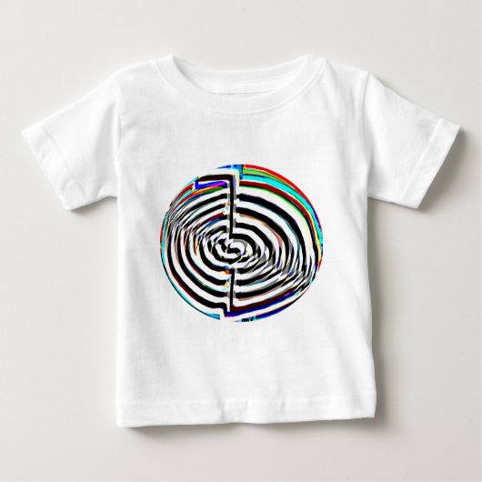 100 Blume Chakra n Chokuray Drucke Baby T-shirt (Vorderseite)