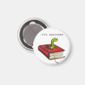 100% Bookworm Magnet (Vorderseite/Rückseite)