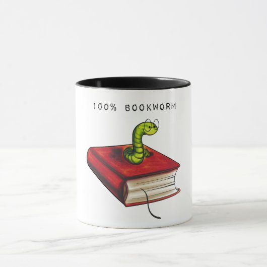 100% Bookworm Tasse (Zentrum)