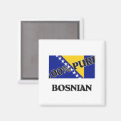 100 % BOSNIEN MAGNET (Vorderseite/Rückseite)