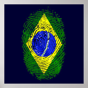 100% brasilianische DNS Fingerabdruck Poster