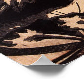 100 Brave Generals Vintag Samurai Malplakat Poster (Ecke)