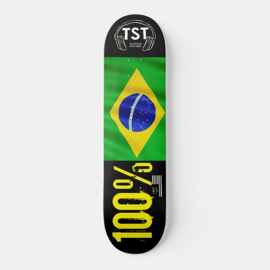 100% BRAZILIAN JMT USA Skateboard (Vorderseite)