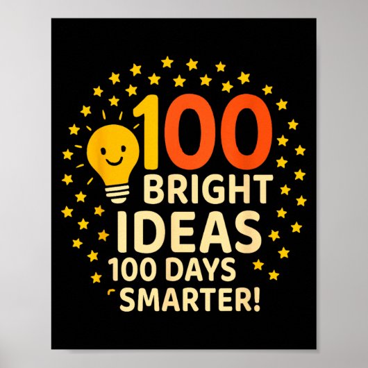 100 Bright Ideas 100 Days Smarter Design, 100 Days Poster (Vorne)