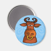 100% Bull ohne Text Magnet (Vorderseite/Rückseite)