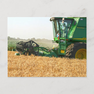 100 Bushel Wheat Harvest Postcard Postkarte