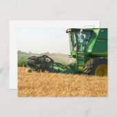 100 Bushel Wheat Harvest Postcard Postkarte (Vorne/Hinten)
