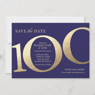 100. Business Save the Date Einladung