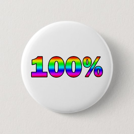 100 % BUTTON (Vorderseite)