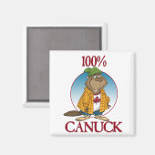 100 % Canuck Magnet (Vorderseite/Rückseite)