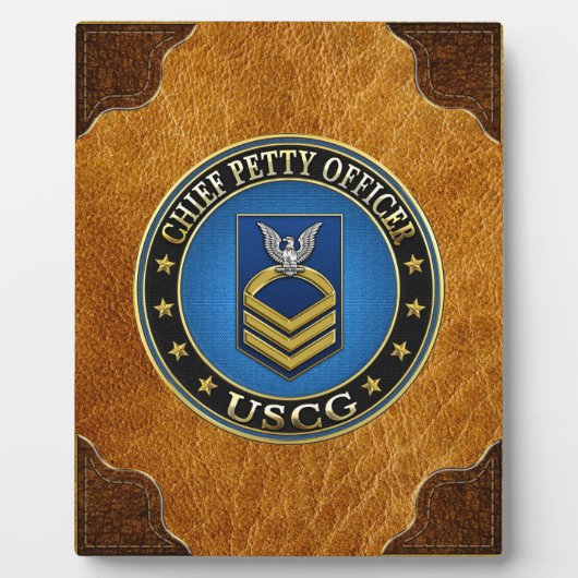 [100] CG: Chief Petty Officer (CPO) Fotoplatte (Vorderseite)