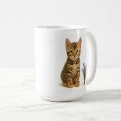 100% Chance auf Chaos - Bengalischer Kitten Stil Kaffeetasse (VorderseiteRechts)