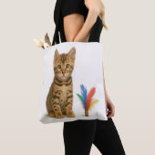 100% Chance auf Chaos - Bengalischer Kitten Stil Tasche (Von Nahem)