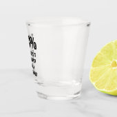 100% Chance billigste Tequila konnte ich finden Schnapsglas (Rechts)