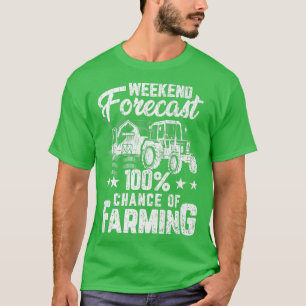 100 Chance der Landwirtschaft Bauer Traktorfarm Gr T-Shirt