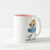 100% Cheerleader - Blond Zweifarbige Tasse (VorderseiteRechts)