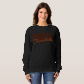 100 Chocolate Since 1977 Melanin Choc Lit Birthday Sweatshirt (Vorne ganz)