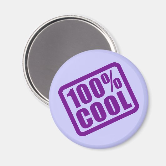 100 % Cool Magnet (Vorderseite/Rückseite)